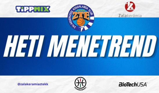 Mjus els hetnek menetrendje