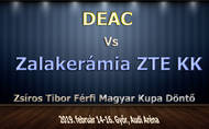 A DEAC ellen jtszunk a Kupban  
