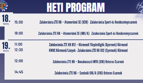 Heti program- 46. ht